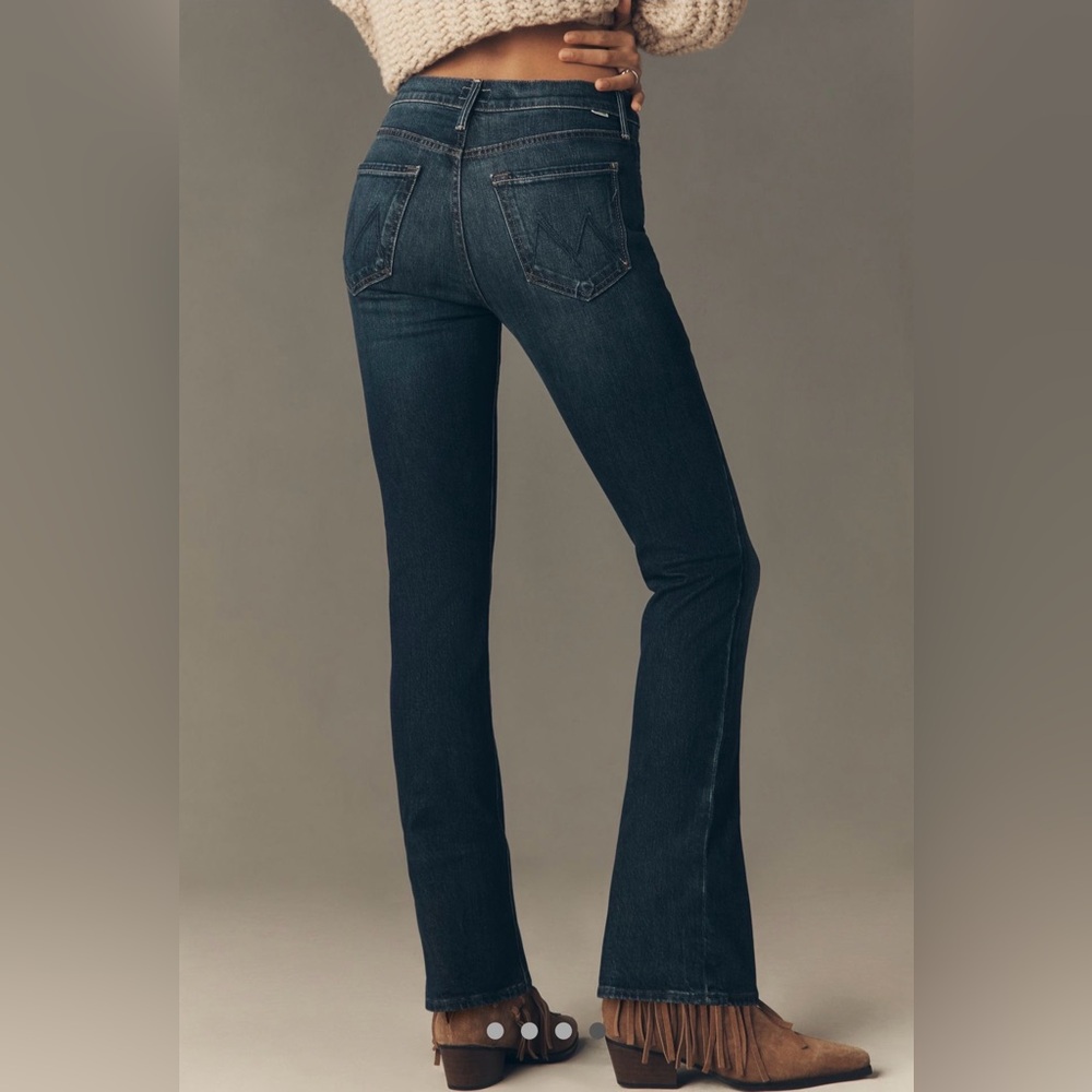 NWT MOTHER Rascal Skimp. Shine On. Size 32